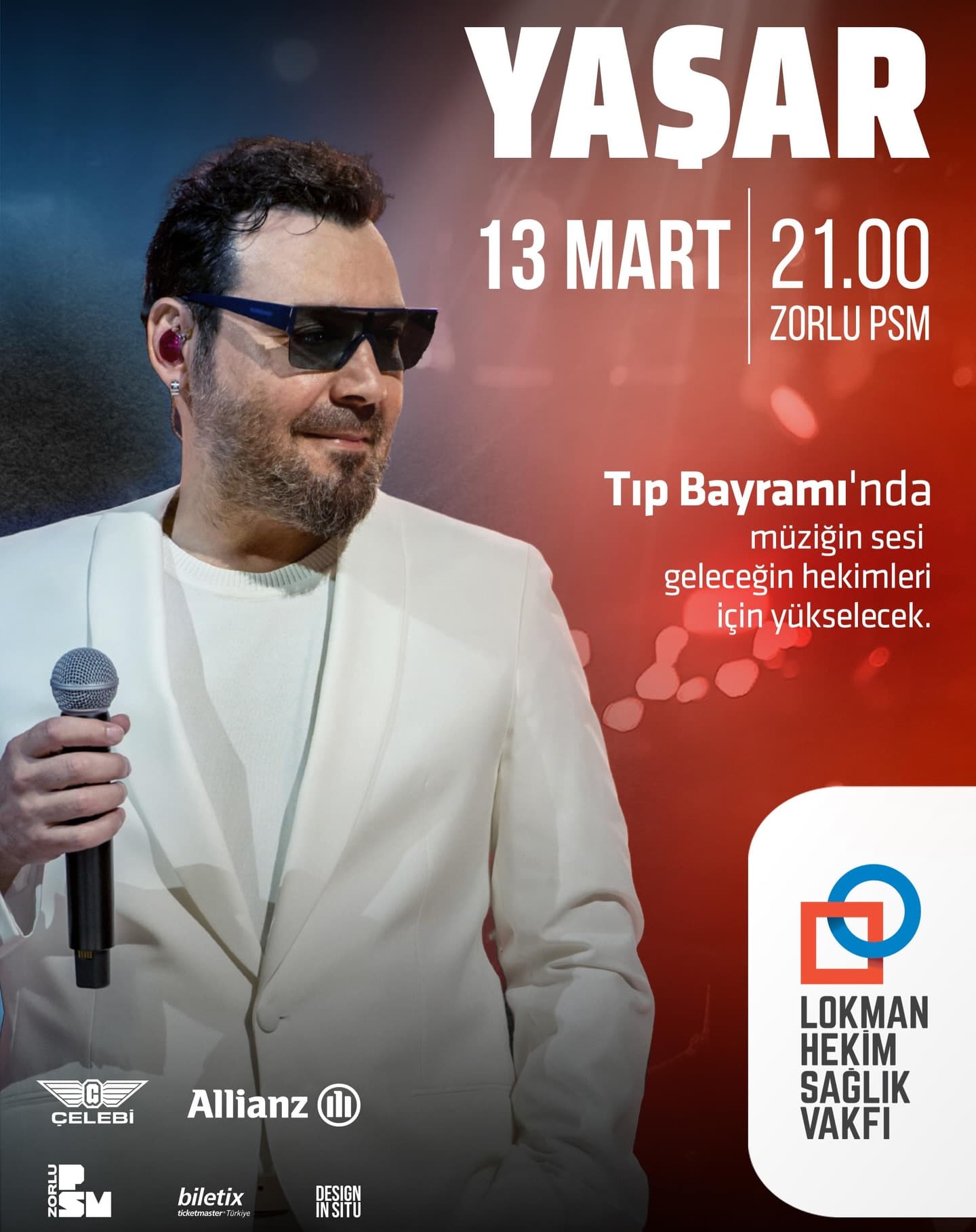 Yaşar'ın Tıp Bayramı Konseri afişi