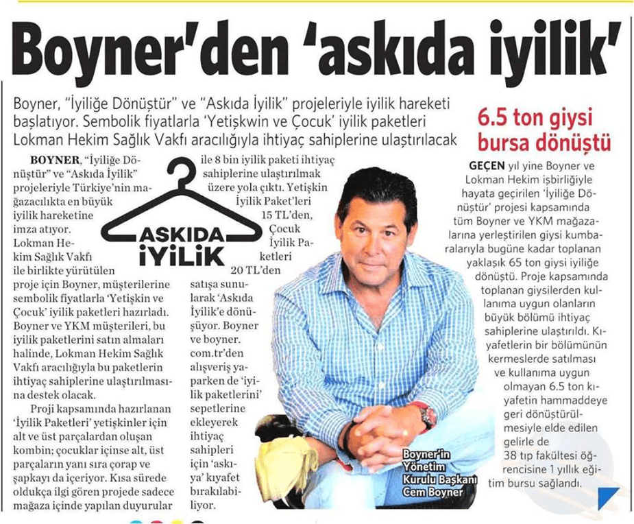 İYİLİĞE DÖNÜŞTÜR PROJESİ ÖDÜL ALDI — görsel 1